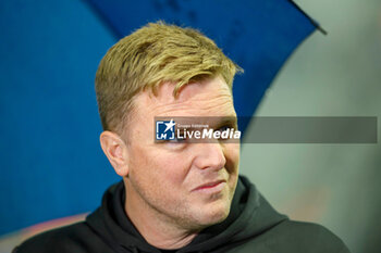2023-10-25 - Newcastle manager, Eddie Howe before the UEFA Champions League, Group F football match between Newcastle United and Borussia Dortmund on 25 October 2023 at St. James' Park in Newcastle, England - FOOTBALL - CHAMPIONS LEAGUE - NEWCASTLE V DORTMUND - UEFA CHAMPIONS LEAGUE - SOCCER