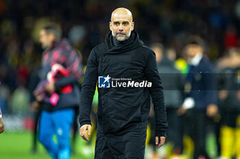 2023-10-26 - Pep Guardiola Manager of Manchester City at full time during the UEFA Champions League, Group G football match between BSC Young Boys and Manchester City on 25 October 2023 at Stade de Suisse in Bern, Switzerland - FOOTBALL - CHAMPIONS LEAGUE - YOUNG BOYS V MANCHESTER CITY - UEFA CHAMPIONS LEAGUE - SOCCER