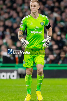 2023-10-25 - Joe Hart of Celtic during the UEFA Champions League, Group E football match between Celtic and Atletico Madrid on 25 October 2023 at Celtic Park in Glasgow, Scotland - FOOTBALL - CHAMPIONS LEAGUE - CELTIC V ATLETICO MADRID - UEFA CHAMPIONS LEAGUE - SOCCER