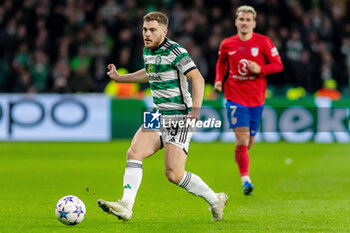 2023-10-25 - James Forrest of Celtic during the UEFA Champions League, Group E football match between Celtic and Atletico Madrid on 25 October 2023 at Celtic Park in Glasgow, Scotland - FOOTBALL - CHAMPIONS LEAGUE - CELTIC V ATLETICO MADRID - UEFA CHAMPIONS LEAGUE - SOCCER