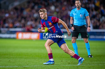 2023-10-25 - Fermin Lopez Marin of FC Barcelona during the UEFA Champions League, Group H football match between FC Barcelona and Shakhtar Donetsk on October 25, 2023 at Estadio Olimpico de Montjuic in Barcelona, Spain - FOOTBALL - CHAMPIONS LEAGUE - FC BARCELONA V SHAKHTAR DONETSK - UEFA CHAMPIONS LEAGUE - SOCCER