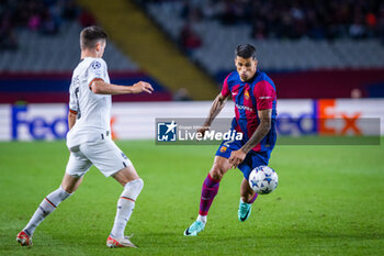 2023-10-25 - Joao Cancelo of FC Barcelona during the UEFA Champions League, Group H football match between FC Barcelona and Shakhtar Donetsk on October 25, 2023 at Estadio Olimpico de Montjuic in Barcelona, Spain - FOOTBALL - CHAMPIONS LEAGUE - FC BARCELONA V SHAKHTAR DONETSK - UEFA CHAMPIONS LEAGUE - SOCCER