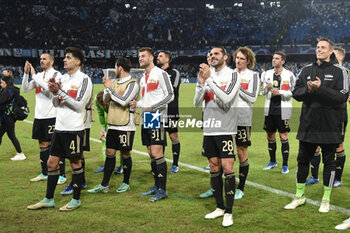 2023-11-08 - The Berlin players thank their fans at the end of the match during the Uefa Champions League between SSC Napoli vs FC Union Berlin at Diego Armando Maradona Stadium - SSC NAPOLI VS FC UNION BERLIN - UEFA CHAMPIONS LEAGUE - SOCCER