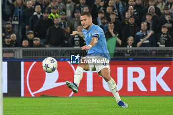 2023-11-07 - Ciro Immobile (SS Lazio);  goal 1-0 during the Italian Football Championship League A 2023/2024 match between AS Roma vs US Lecce at the Olimpic Stadium in Rome on 05 November  2023. - SS LAZIO VS FEYENOORD - UEFA CHAMPIONS LEAGUE - SOCCER