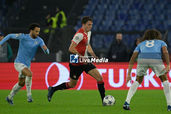 2023-11-07 - Mats Wieffer (Feyenoord); during the Italian Football Championship League A 2023/2024 match between AS Roma vs US Lecce at the Olimpic Stadium in Rome on 05 November  2023. - SS LAZIO VS FEYENOORD - UEFA CHAMPIONS LEAGUE - SOCCER