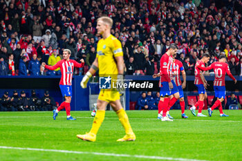 2023-11-07 - Antoine Griezmann (Atletico Madrid) celebrate his second goal during the football match of Uefa Champions League between Atletico Madrid vs Celtic played at Civitas Metropolitano stadium on November 07, 2023 in Madrid, Spain - ATLETICO MADRID VS CELTIC - UEFA CHAMPIONS LEAGUE - SOCCER
