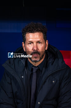 2023-11-07 - Diego Pablo Simeone (Atletico Madrid) before the football match of Uefa Champions League between Atletico Madrid vs Celtic played at Civitas Metropolitano stadium on November 07, 2023 in Madrid, Spain - ATLETICO MADRID VS CELTIC - UEFA CHAMPIONS LEAGUE - SOCCER
