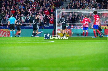 2023-11-07 - Joe Hart (Celtic) saves a ball during the football match of Uefa Champions League between Atletico Madrid vs Celtic played at Civitas Metropolitano stadium on November 07, 2023 in Madrid, Spain - ATLETICO MADRID VS CELTIC - UEFA CHAMPIONS LEAGUE - SOCCER
