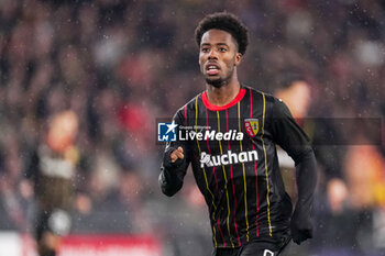 2023-11-08 - Elye Wahi of RC Lens during the UEFA Champions League, Group B football match between PSV and RC Lens on November 8, 2023 at Philips Stadion in Eindhoven, Netherlands - FOOTBALL - CHAMPIONS LEAGUE - PSV V LENS - UEFA CHAMPIONS LEAGUE - SOCCER