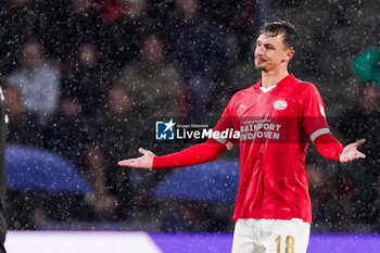 2023-11-08 - Olivier Boscagli of PSV during the UEFA Champions League, Group B football match between PSV and RC Lens on November 8, 2023 at Philips Stadion in Eindhoven, Netherlands - FOOTBALL - CHAMPIONS LEAGUE - PSV V LENS - UEFA CHAMPIONS LEAGUE - SOCCER