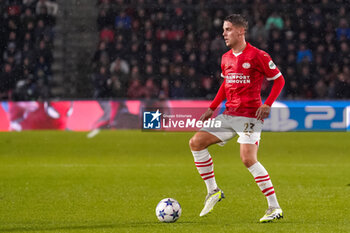 2023-11-08 - Joey Veerman of PSV during the UEFA Champions League, Group B football match between PSV and RC Lens on November 8, 2023 at Philips Stadion in Eindhoven, Netherlands - FOOTBALL - CHAMPIONS LEAGUE - PSV V LENS - UEFA CHAMPIONS LEAGUE - SOCCER