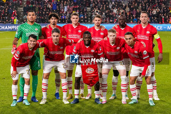 2023-11-08 - Team of PSV during the UEFA Champions League, Group B football match between PSV and RC Lens on November 8, 2023 at Philips Stadion in Eindhoven, Netherlands - FOOTBALL - CHAMPIONS LEAGUE - PSV V LENS - UEFA CHAMPIONS LEAGUE - SOCCER