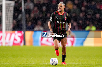 2023-11-08 - Facundo Medina of RC Lens during the UEFA Champions League, Group B football match between PSV and RC Lens on November 8, 2023 at Philips Stadion in Eindhoven, Netherlands - FOOTBALL - CHAMPIONS LEAGUE - PSV V LENS - UEFA CHAMPIONS LEAGUE - SOCCER
