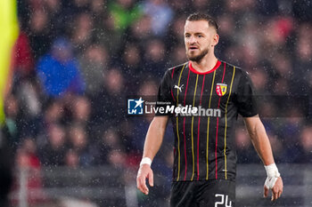 2023-11-08 - Jonathan Gradit of RC Lens during the UEFA Champions League, Group B football match between PSV and RC Lens on November 8, 2023 at Philips Stadion in Eindhoven, Netherlands - FOOTBALL - CHAMPIONS LEAGUE - PSV V LENS - UEFA CHAMPIONS LEAGUE - SOCCER