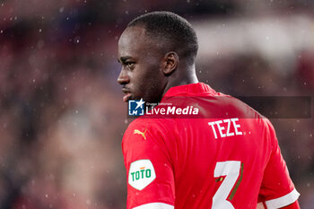 2023-11-08 - Jordan Teze of PSV during the UEFA Champions League, Group B football match between PSV and RC Lens on November 8, 2023 at Philips Stadion in Eindhoven, Netherlands - FOOTBALL - CHAMPIONS LEAGUE - PSV V LENS - UEFA CHAMPIONS LEAGUE - SOCCER