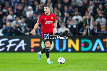 2023-11-08 - Diogo Dalot (20) of Manchester United during the UEFA Champions League, Group A football match between FC Copenhagen and Manchester United on 8 November 2023 at Parken Stadium in Copenhagen, Denmark - FOOTBALL - CHAMPIONS LEAGUE - COPENHAGEN V MANCHESTER UNITED - UEFA CHAMPIONS LEAGUE - SOCCER