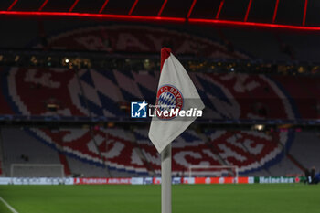 2023-11-08 - General View, corner flag illustration during the UEFA Champions League, Group A football match between Bayern Munich and Galatasaray on 8 November 2023 at Allianz Arena in Munich, Germany - FOOTBALL - CHAMPIONS LEAGUE - BAYERN MUNICH V GALATASARAY - UEFA CHAMPIONS LEAGUE - SOCCER