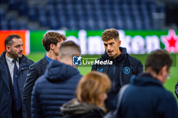 2023-11-28 - Giovanni Di Lorenzo of Napoli seen during field recognition a day before the Champions League football match between Real Madrid and Napoli at Bernabeu Stadium in Madrid, Spain. - CHAMPIONS LEAGUE: NAPOLI PRESS CONFERENCE IN MADRID - UEFA CHAMPIONS LEAGUE - SOCCER