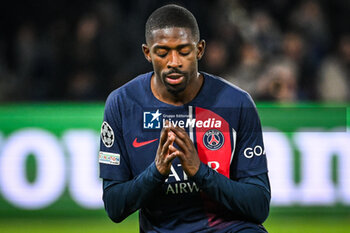 2023-11-28 - Ousmane DEMBELE of PSG looks dejected during the UEFA Champions League, Group F football match between Paris Saint-Germain and Newcastle United on November 28, 2023 at Parc des Princes stadium in Paris, France - FOOTBALL - CHAMPIONS LEAGUE - PARIS SG V NEWCASTLE - UEFA CHAMPIONS LEAGUE - SOCCER