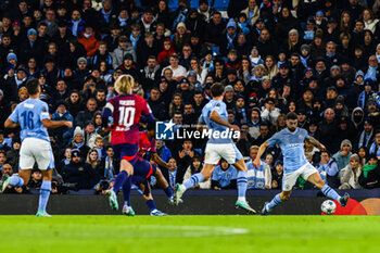 2023-11-28 - Lois Openda of RB Leipzig scores a goal 0-2 during the UEFA Champions League, Group G football match between Manchester City and RB Leipzig on 28 November 2023 at Etihad Stadium in Manchester, England - FOOTBALL - CHAMPIONS LEAGUE - MANCHESTER CITY V RB LEIPZIG - UEFA CHAMPIONS LEAGUE - SOCCER