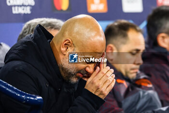 2023-11-28 - Manchester City Manager Pep Guardiola during the UEFA Champions League, Group G football match between Manchester City and RB Leipzig on 28 November 2023 at Etihad Stadium in Manchester, England - FOOTBALL - CHAMPIONS LEAGUE - MANCHESTER CITY V RB LEIPZIG - UEFA CHAMPIONS LEAGUE - SOCCER