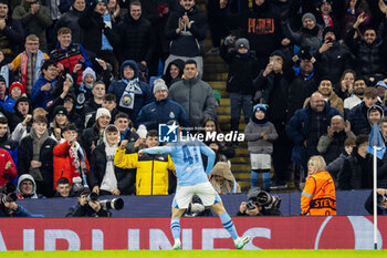 2023-11-28 - Manchester City midfielder Phil Foden (47) celebrates his goal 2-2 during the UEFA Champions League, Group G football match between Manchester City and RB Leipzig on 28 November 2023 at Etihad Stadium in Manchester, England - FOOTBALL - CHAMPIONS LEAGUE - MANCHESTER CITY V RB LEIPZIG - UEFA CHAMPIONS LEAGUE - SOCCER