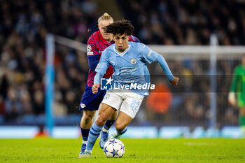 2023-11-28 - Manchester City defender Rico Lewis (82) during the UEFA Champions League, Group G football match between Manchester City and RB Leipzig on 28 November 2023 at Etihad Stadium in Manchester, England - FOOTBALL - CHAMPIONS LEAGUE - MANCHESTER CITY V RB LEIPZIG - UEFA CHAMPIONS LEAGUE - SOCCER