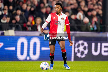 2023-11-28 - Antoni Milambo of Feyenoord during the UEFA Champions League, Group E football match between Feyenoord and Atletico Madrid on November 28, 2023 at Stadion Feijenoord "De Kuip" in Rotterdam, Netherlands - FOOTBALL - CHAMPIONS LEAGUE - FEYENOORD V ATLETICO MADRID - UEFA CHAMPIONS LEAGUE - SOCCER