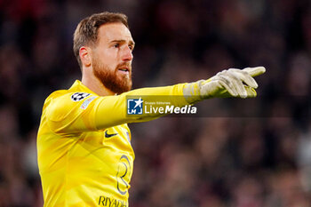 2023-11-28 - Jan Oblak of Atletico Madrid during the UEFA Champions League, Group E football match between Feyenoord and Atletico Madrid on November 28, 2023 at Stadion Feijenoord "De Kuip" in Rotterdam, Netherlands - FOOTBALL - CHAMPIONS LEAGUE - FEYENOORD V ATLETICO MADRID - UEFA CHAMPIONS LEAGUE - SOCCER