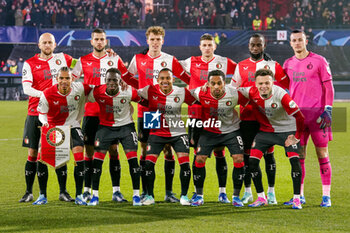 2023-11-28 - Team of Feyenoord during the UEFA Champions League, Group E football match between Feyenoord and Atletico Madrid on November 28, 2023 at Stadion Feijenoord "De Kuip" in Rotterdam, Netherlands - FOOTBALL - CHAMPIONS LEAGUE - FEYENOORD V ATLETICO MADRID - UEFA CHAMPIONS LEAGUE - SOCCER