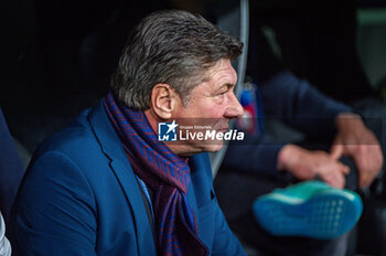 2023-11-29 - Walter Mazzarri of Napoli during the Champions League football match between Real Madrid and Napoli at Bernabeu Stadium in Madrid, Spain. - REAL MADRID VS NAPOLI - UEFA CHAMPIONS LEAGUE - SOCCER