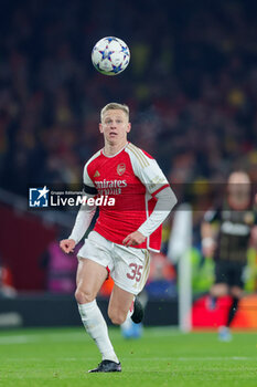 2023-11-29 - Arsenal defender Oleksandr Zinchenko during the UEFA Champions League, Group B football match between Arsenal and RC Lens on 29 November 2023 at the Emirates Stadium in London, England - FOOTBALL - CHAMPIONS LEAGUE - ARSENAL V LENS - UEFA CHAMPIONS LEAGUE - SOCCER