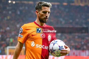 2023-11-29 - Dries Mertens of Galatasaray during the UEFA Champions League, Group A football match between Galatasaray and Manchester United on November 29, 2023 at the Ali Sami Yen Arena in Istanbul, Turkey - FOOTBALL - CHAMPIONS LEAGUE - GALATASARAY V MANCHESTER UNITED - UEFA CHAMPIONS LEAGUE - SOCCER