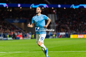 2023-12-13 - Luis Alberto of Lazio seen during the Champions League football match between Atletico Madrid and Lazio at Metropolitano Stadium in Madrid, Spain. - ATLETICO MADRID VS SS LAZIO - UEFA CHAMPIONS LEAGUE - SOCCER