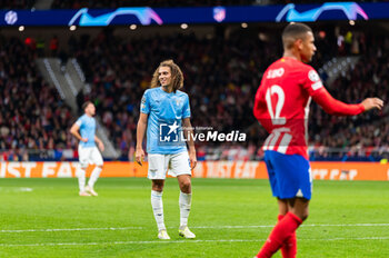 2023-12-13 - Matteo Guendouzi of Lazio seen during the Champions League football match between Atletico Madrid and Lazio at Metropolitano Stadium in Madrid, Spain. - ATLETICO MADRID VS SS LAZIO - UEFA CHAMPIONS LEAGUE - SOCCER