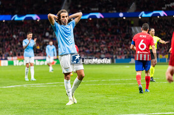 2023-12-13 - Matteo Guendouzi of Lazio seen during the Champions League football match between Atletico Madrid and Lazio at Metropolitano Stadium in Madrid, Spain. - ATLETICO MADRID VS SS LAZIO - UEFA CHAMPIONS LEAGUE - SOCCER