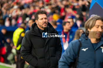 2023-12-13 - Diego Pablo Simeone, coach of Atletico Madrid, seen before the Champions League football match between Atletico Madrid and Lazio at Metropolitano Stadium in Madrid, Spain. - ATLETICO MADRID VS SS LAZIO - UEFA CHAMPIONS LEAGUE - SOCCER