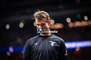 2023-12-13 - Ivan Provedel of Lazio seen during the Champions League football match between Atletico Madrid and Lazio at Metropolitano Stadium in Madrid, Spain. - ATLETICO MADRID VS SS LAZIO - UEFA CHAMPIONS LEAGUE - SOCCER