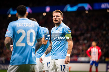 2023-12-13 - Ciro Immobile of Lazio seen during the Champions League football match between Atletico Madrid and Lazio at Metropolitano Stadium in Madrid, Spain. - ATLETICO MADRID VS SS LAZIO - UEFA CHAMPIONS LEAGUE - SOCCER