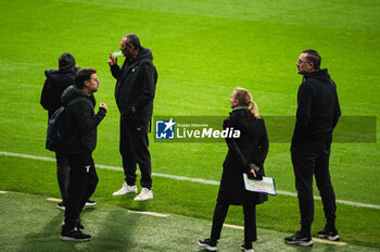 2023-12-12 - Maurizio Sarri, coach of Lazio, seen during field recognition a day before the Champions League football match between Atletico Madrid and Lazio at Metropolitano Stadium in Madrid, Spain. - CHAMPIONS LEAGUE: LAZIO PRESS CONFERENCE IN MADRID - UEFA CHAMPIONS LEAGUE - SOCCER