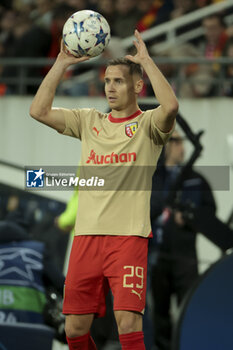 2023-12-12 - Przemyslaw Frankowski of Lens during the UEFA Champions League, Group B football match between RC Lens and Sevilla FC on December 12, 2023 at Bollaert-Delelis stadium in Lens, France - FOOTBALL - CHAMPIONS LEAGUE - LENS V SEVILLA - UEFA CHAMPIONS LEAGUE - SOCCER