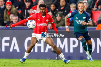 2023-12-12 - Isaac Babadi of PSV during the UEFA Champions League, Group B football match between PSV and Arsenal on December 12, 2023 at the Phillips Stadion in Eindhoven, Netherlands - FOOTBALL - CHAMPIONS LEAGUE - PSV V ARSENAL - UEFA CHAMPIONS LEAGUE - SOCCER