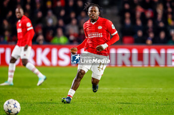 2023-12-12 - Johan Bakayoko of PSV during the UEFA Champions League, Group B football match between PSV and Arsenal on December 12, 2023 at the Phillips Stadion in Eindhoven, Netherlands - FOOTBALL - CHAMPIONS LEAGUE - PSV V ARSENAL - UEFA CHAMPIONS LEAGUE - SOCCER