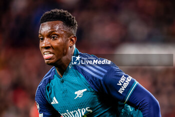 2023-12-12 - Eddie Nketiah of Arsenal during the UEFA Champions League, Group B football match between PSV and Arsenal on December 12, 2023 at the Phillips Stadion in Eindhoven, Netherlands - FOOTBALL - CHAMPIONS LEAGUE - PSV V ARSENAL - UEFA CHAMPIONS LEAGUE - SOCCER