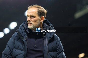 2023-12-13 - Coach Thomas Tuchel of Bayern Munich during the UEFA Champions League, Group A football match between Manchester United and Bayern Munich on 12 December 2023 at Old Trafford in Manchester, England - FOOTBALL - CHAMPIONS LEAGUE - MANCHESTER UNITED V BAYERN MUNICH - UEFA CHAMPIONS LEAGUE - SOCCER