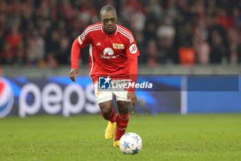 2023-12-12 - Jerome Roussillon of Union Berlin during the UEFA Champions League, Group C football match between Union Berlin and Real Madrid on December 12, 2023 at Olympiastadion in Berlin, Germany - FOOTBALL - CHAMPIONS LEAGUE - UNION BERLIN V REAL MADRID - UEFA CHAMPIONS LEAGUE - SOCCER