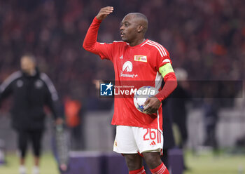 2023-12-12 - Jerome Roussillon of Union Berlin during the UEFA Champions League, Group C football match between Union Berlin and Real Madrid on December 12, 2023 at Olympiastadion in Berlin, Germany - FOOTBALL - CHAMPIONS LEAGUE - UNION BERLIN V REAL MADRID - UEFA CHAMPIONS LEAGUE - SOCCER
