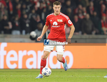 2023-12-12 - Kevin Behrens of Union Berlin during the UEFA Champions League, Group C football match between Union Berlin and Real Madrid on December 12, 2023 at Olympiastadion in Berlin, Germany - FOOTBALL - CHAMPIONS LEAGUE - UNION BERLIN V REAL MADRID - UEFA CHAMPIONS LEAGUE - SOCCER