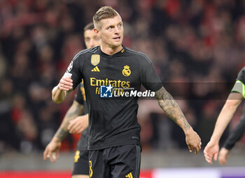 2023-12-12 - Toni Kroos of Real Madrid during the UEFA Champions League, Group C football match between Union Berlin and Real Madrid on December 12, 2023 at Olympiastadion in Berlin, Germany - FOOTBALL - CHAMPIONS LEAGUE - UNION BERLIN V REAL MADRID - UEFA CHAMPIONS LEAGUE - SOCCER