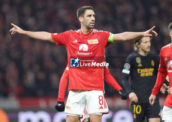 2023-12-12 - Rani Khedira of Union Berlin during the UEFA Champions League, Group C football match between Union Berlin and Real Madrid on December 12, 2023 at Olympiastadion in Berlin, Germany - FOOTBALL - CHAMPIONS LEAGUE - UNION BERLIN V REAL MADRID - UEFA CHAMPIONS LEAGUE - SOCCER